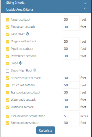 Usable are criteria panel customization